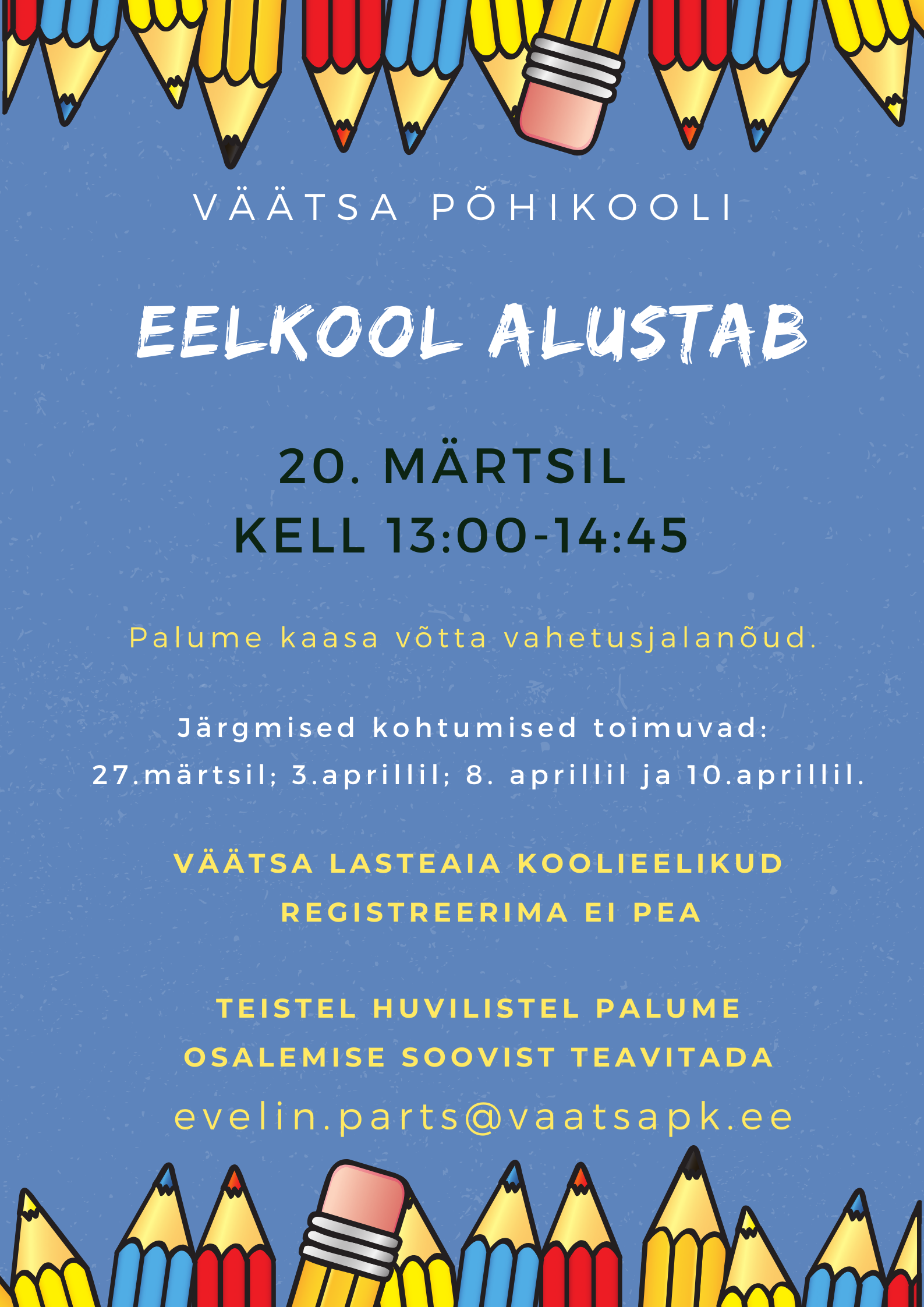 EELKOOL alustab