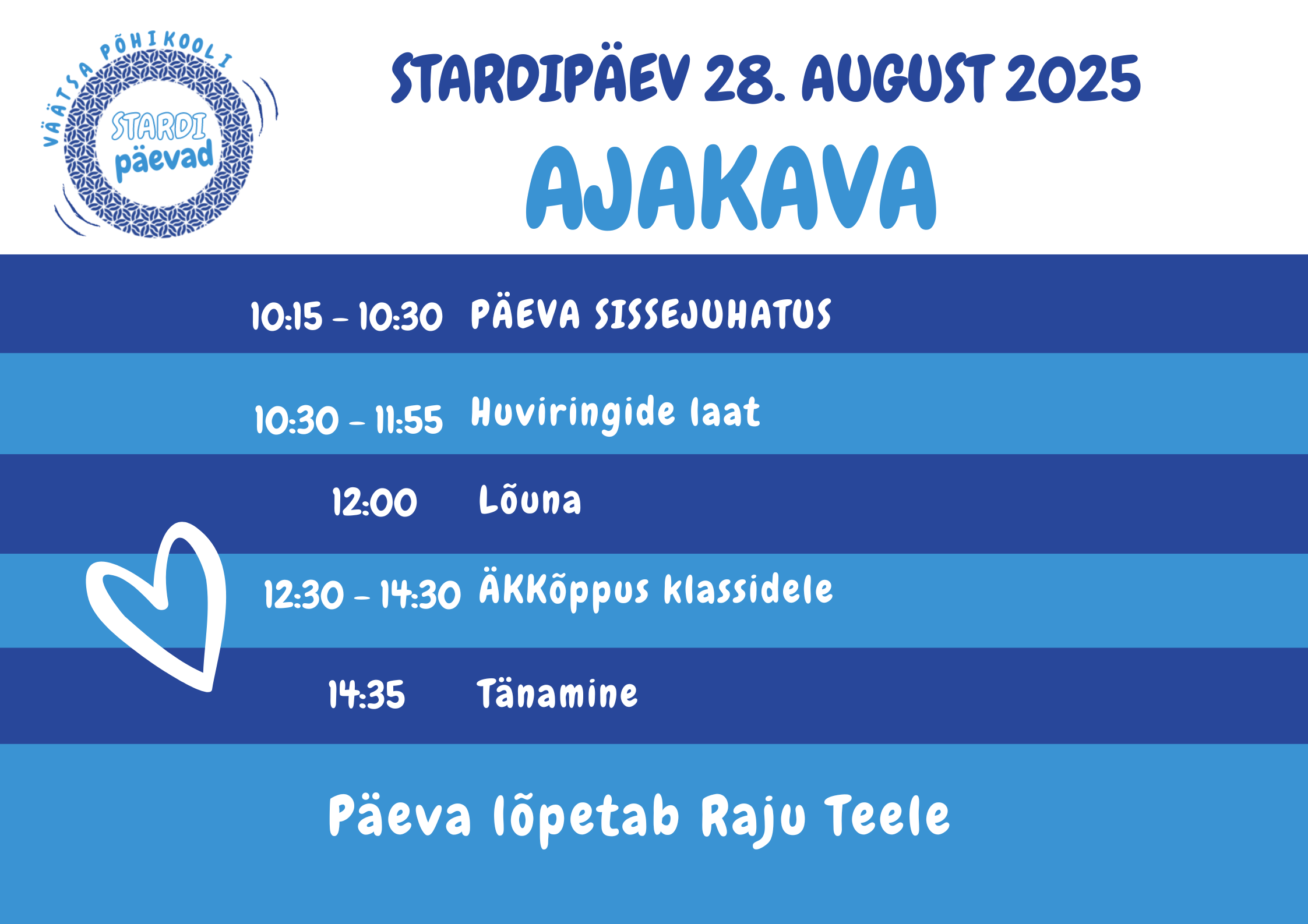 STARDIPÄEVAD 28. august