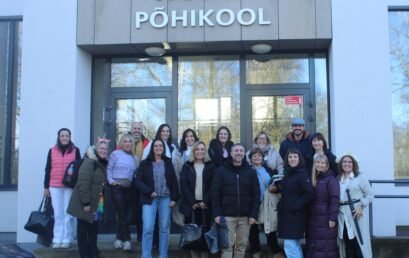 Tenerife külalised koolimajas