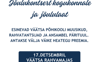 Jõulukontsert ja jõululaat kogukonnale