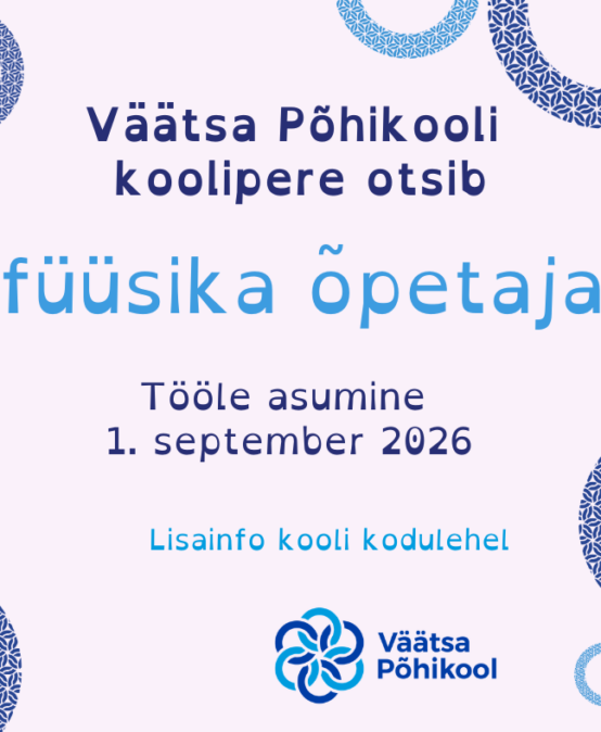 Ootame kooliperega liituma füüsika õpetajat